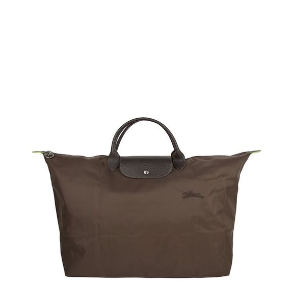 Longchamp Handbags - Longchamp Le Pliage Green Large Canvas Short Handle Travel Bag, Green